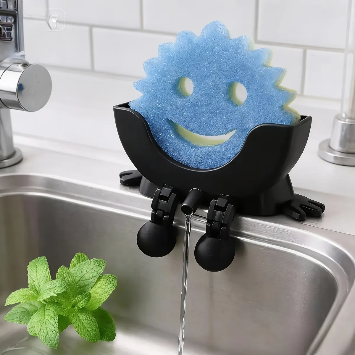 Sponge & Soap Holder with Drainage for the Sink - Vue 2