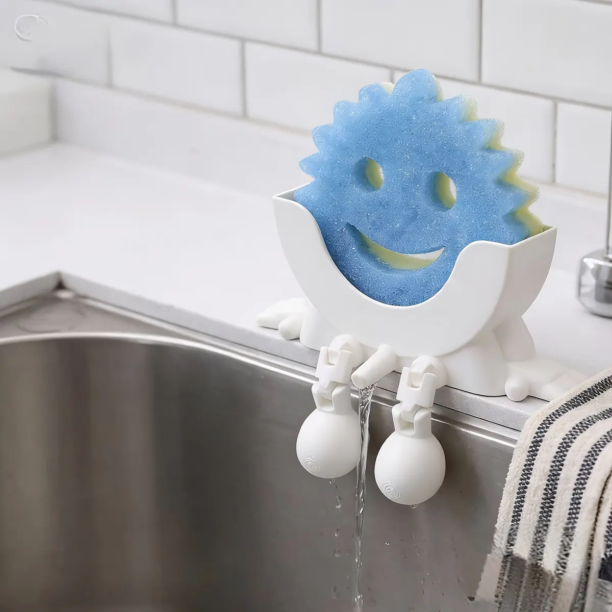 Sponge & Soap Holder with Drainage for the Sink - Vue 3