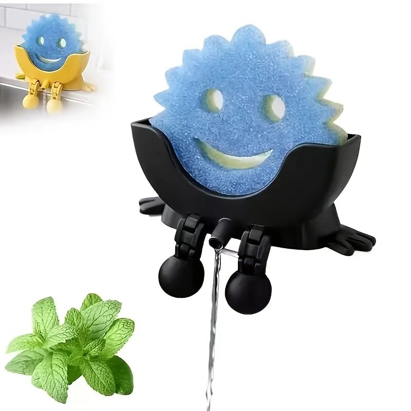 Sponge & Soap Holder with Drainage for the Sink - Vue 6
