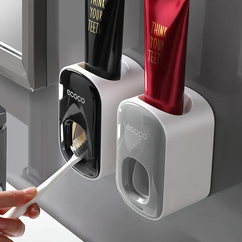 Automatic Wall-Mounted Toothpaste Dispenser, No Drilling - Vue 2