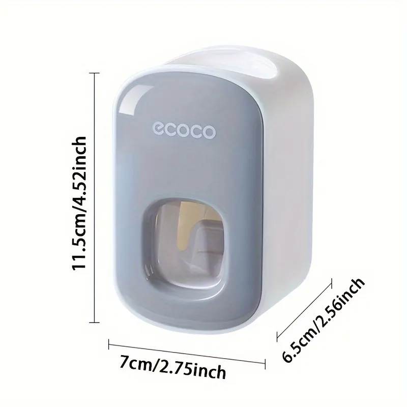 Automatic Wall-Mounted Toothpaste Dispenser, No Drilling - Vue 4