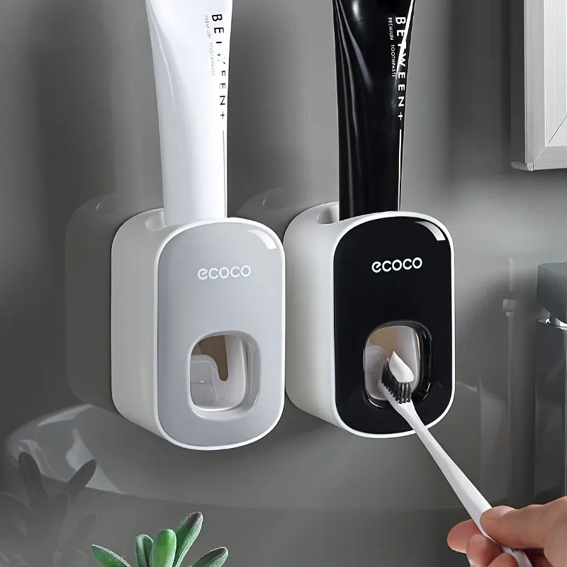 Automatic Wall-Mounted Toothpaste Dispenser, No Drilling - Vue 10