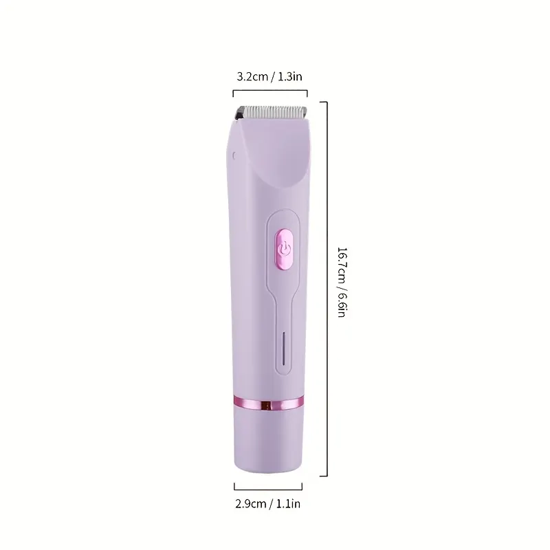 2-in-1 Electric Shaver for Women – Bikini Trimmer & Facial Epilator - Vue 4
