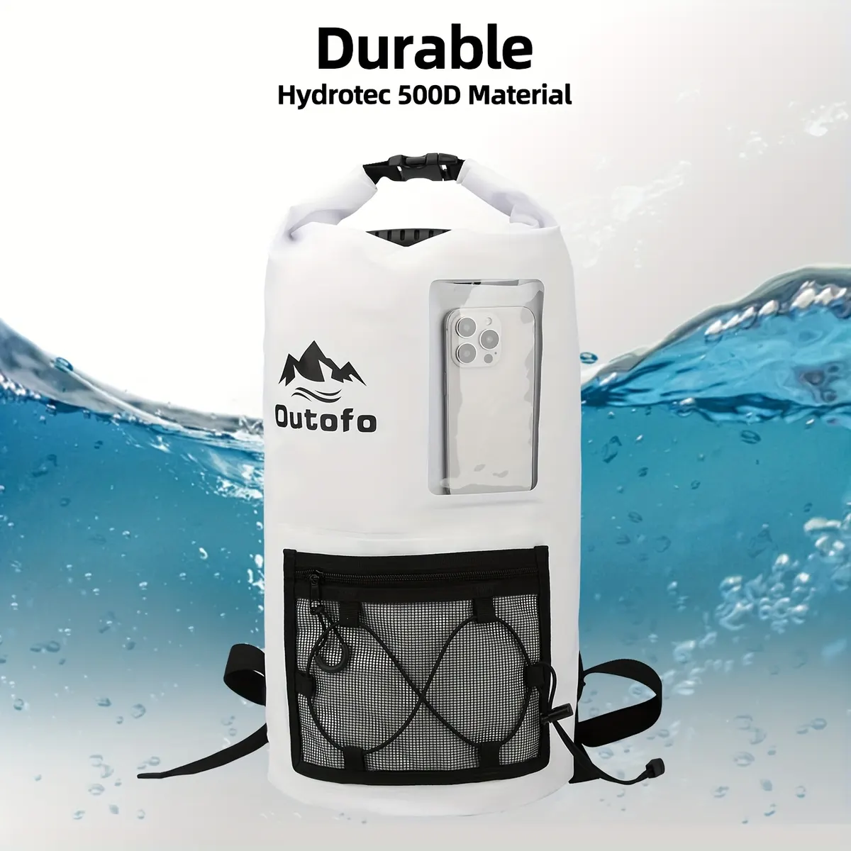 30L Waterproof Backpack, Large Capacity – Beach, Hiking, Kayak & Surf