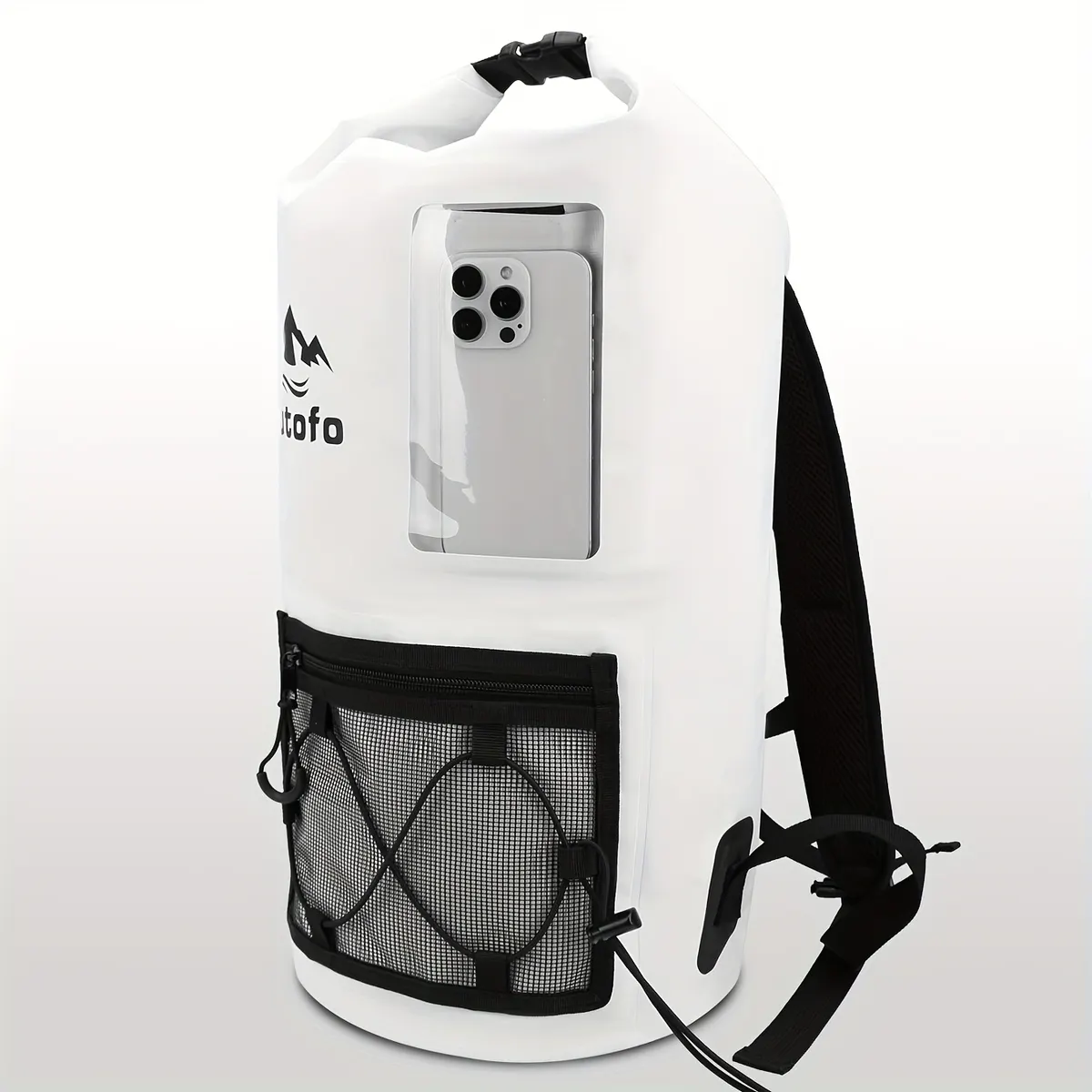30L Waterproof Backpack, Large Capacity – Beach, Hiking, Kayak & Surf - Vue 10