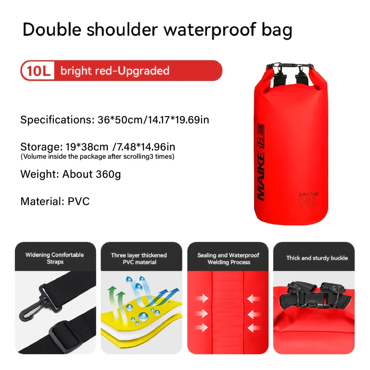 Floating Waterproof Backpack 5L to 30L – Kayak, Rafting & Boating - Vue 3