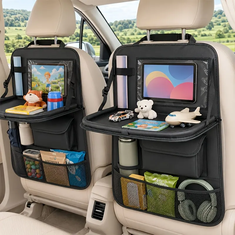 Foldable Car Seat Organiser – Headrest Mount