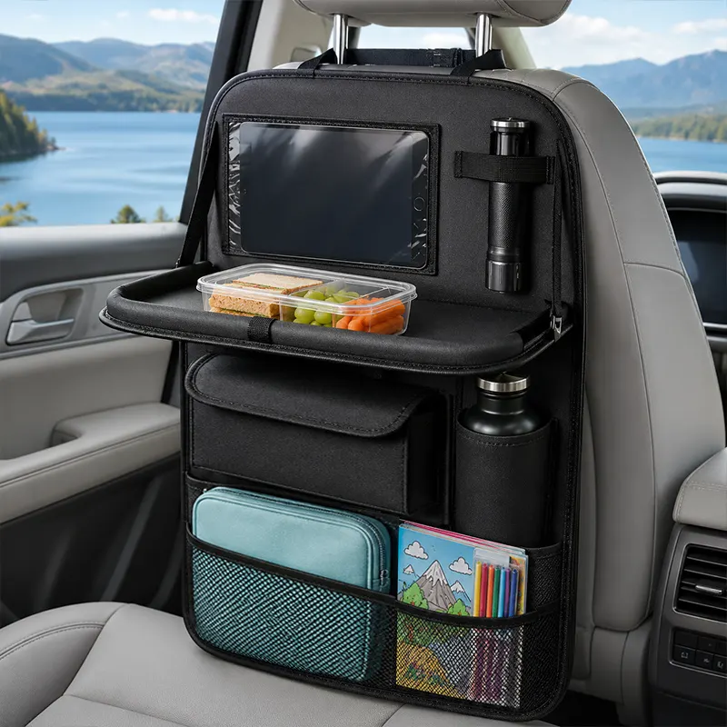 Foldable Car Seat Organiser – Headrest Mount - Vue 8