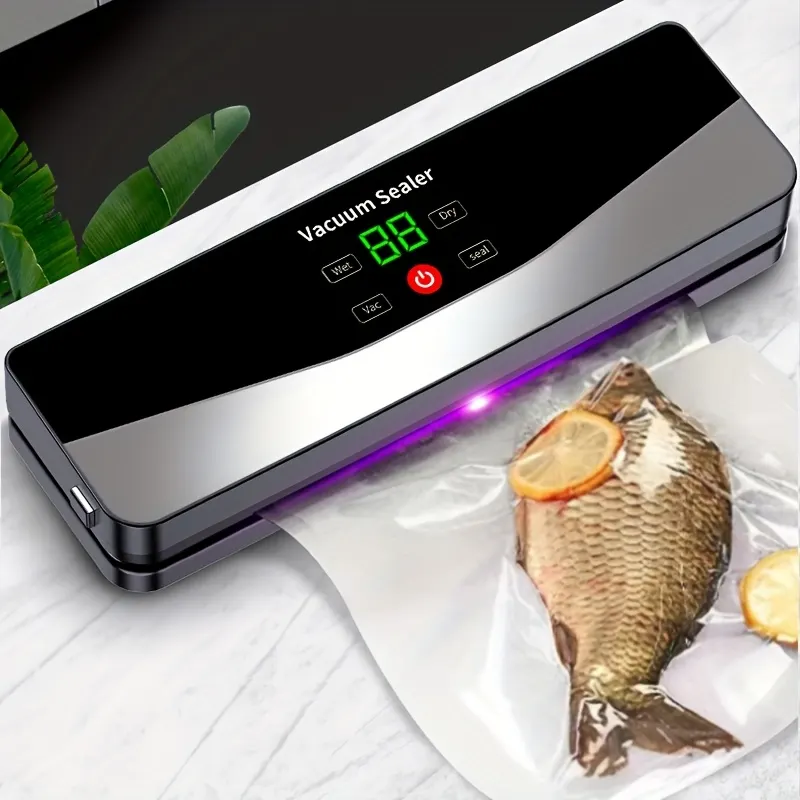 Portable Bag Sealer, USB Rechargeable with Magnet - Vue 5