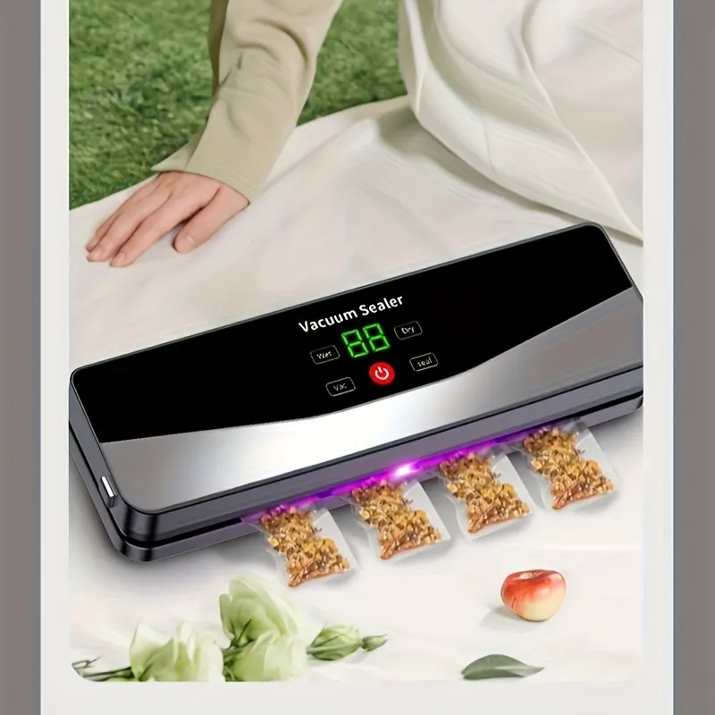 Portable Bag Sealer, USB Rechargeable with Magnet - Vue 6