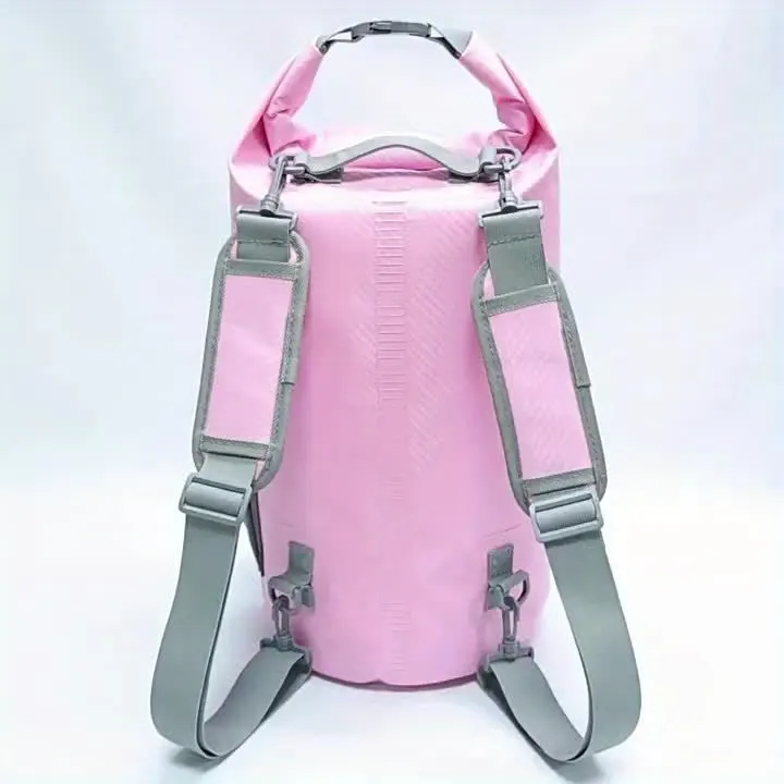 Waterproof Dry Bag 10L / 20L, Carbon-Fibre Look – Swimming, Camping & Hiking - Vue 8