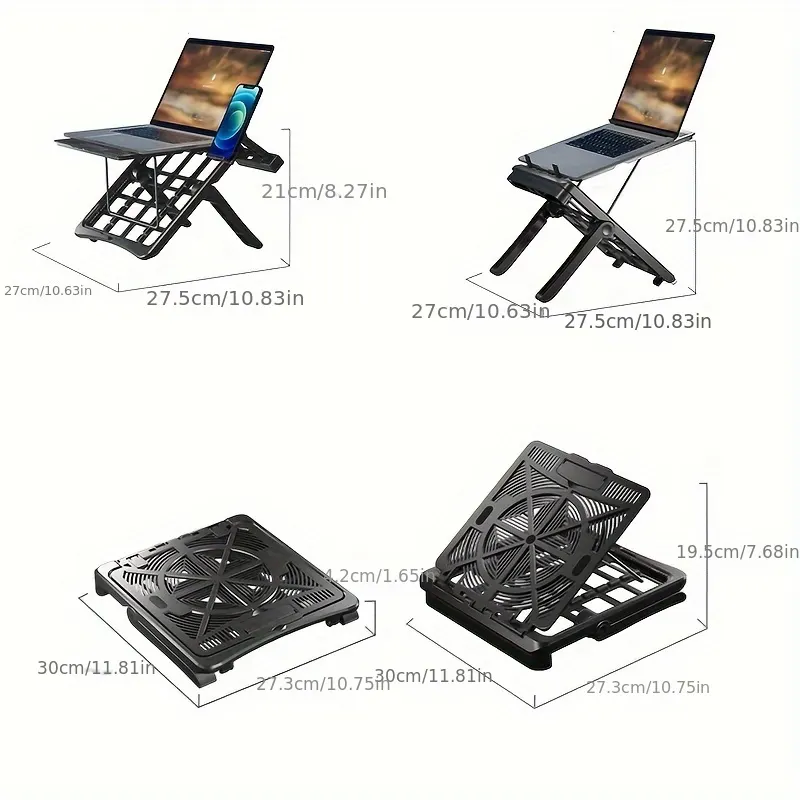 Adjustable & Foldable Laptop Stand – Up to 17.3 Inches - Vue 2