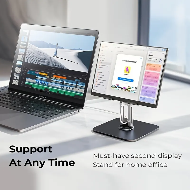 Rotating Adjustable Tablet & Phone Stand, Multifunction - Vue 7