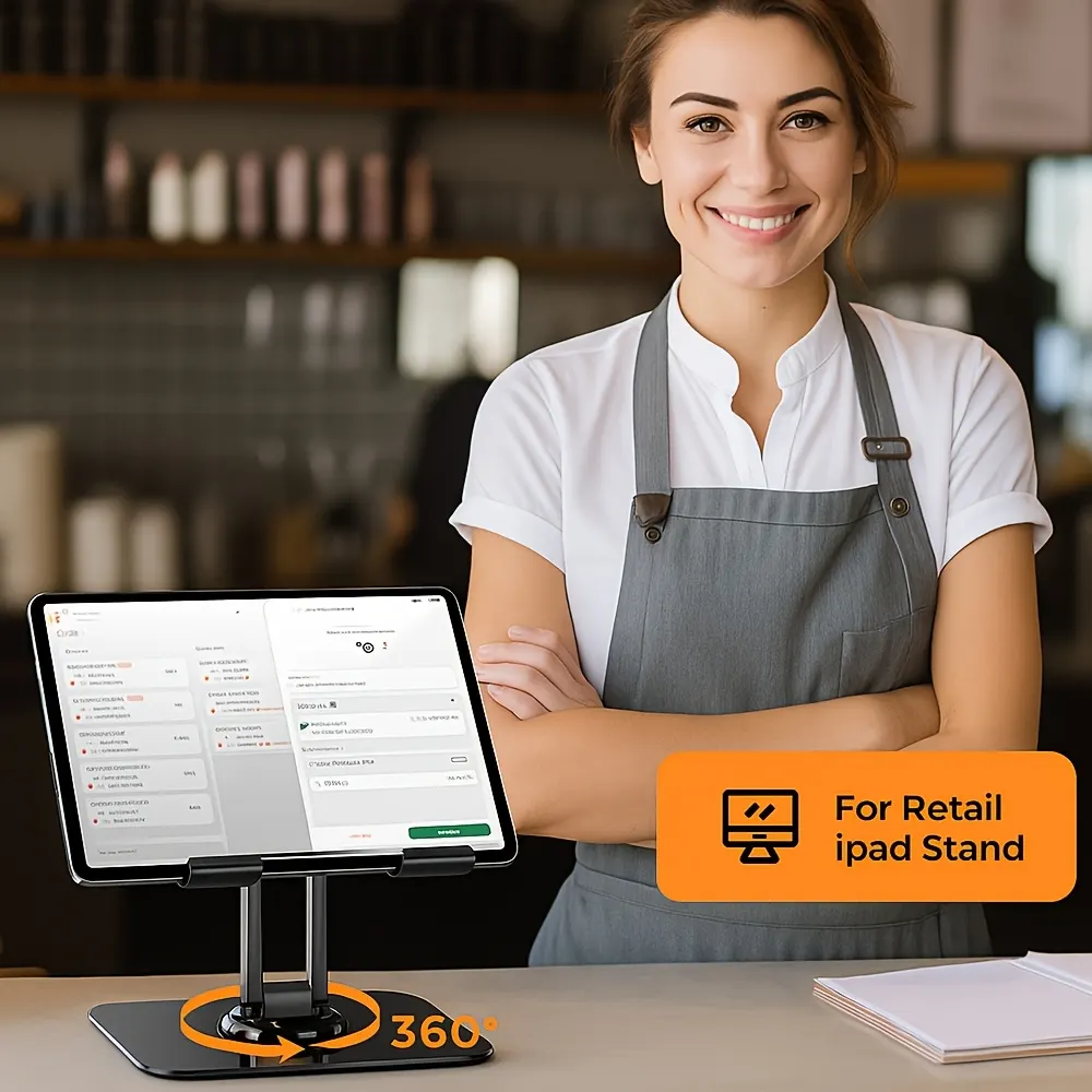 Rotating Adjustable Tablet & Phone Stand, Multifunction - Vue 9