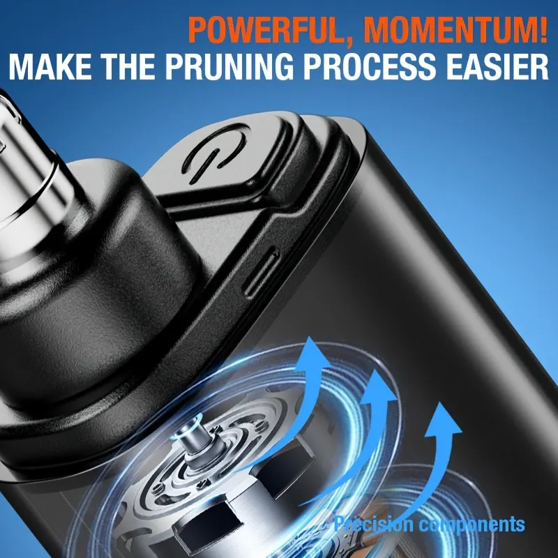 Mini Portable Nose Hair Trimmer – Digital Display & USB - Vue 4