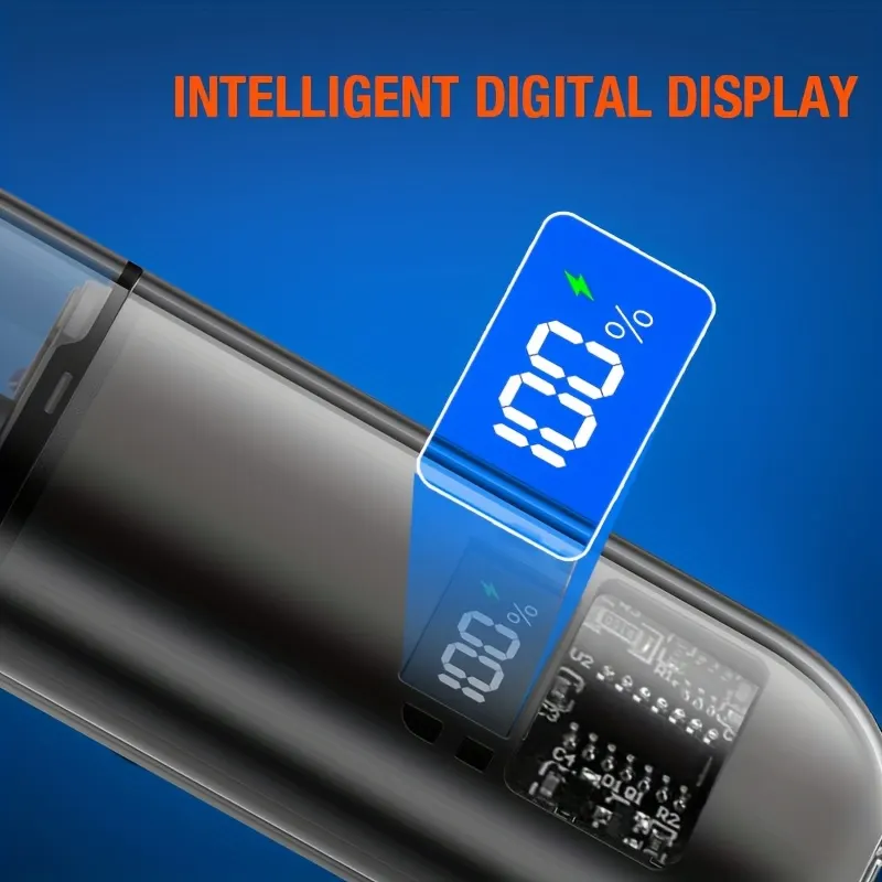 Mini Portable Nose Hair Trimmer – Digital Display & USB - Vue 9