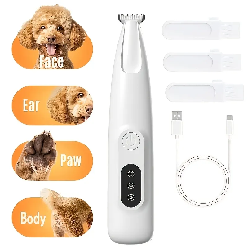 Rechargeable Clipper & Nail Grinder for Cats and Small Dogs – LED Display - Vue 5