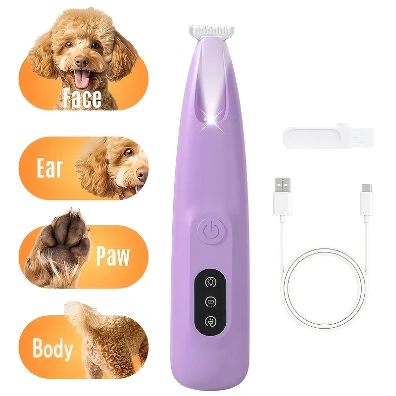 Rechargeable Clipper & Nail Grinder for Cats and Small Dogs – LED Display - Vue 7