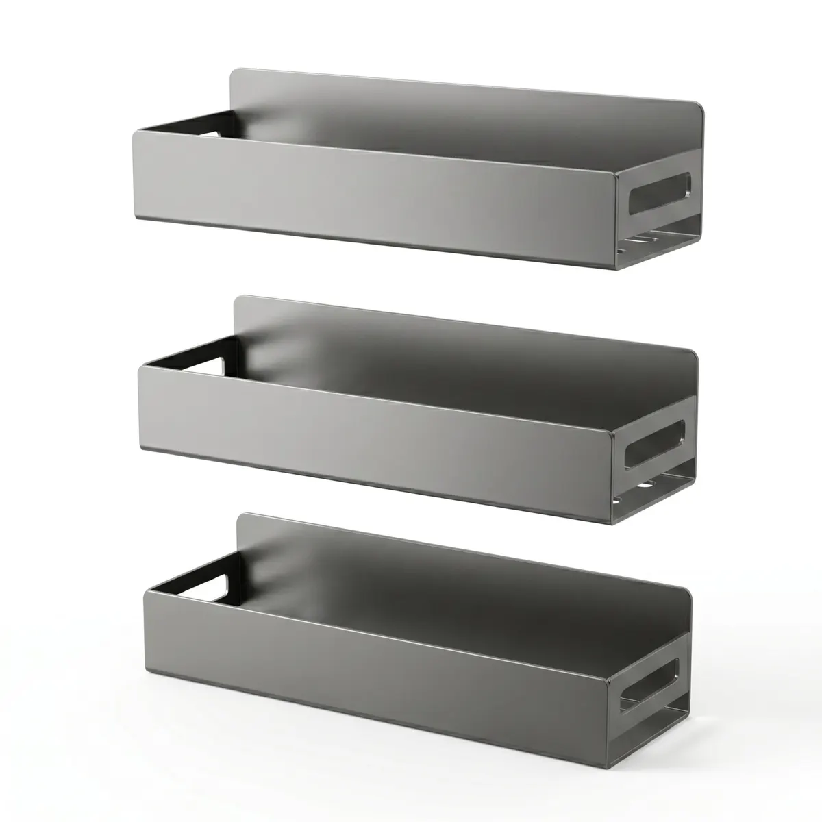 Magnetic Metal Shelf – Fridge, Washing Machine & Wall - Vue 18