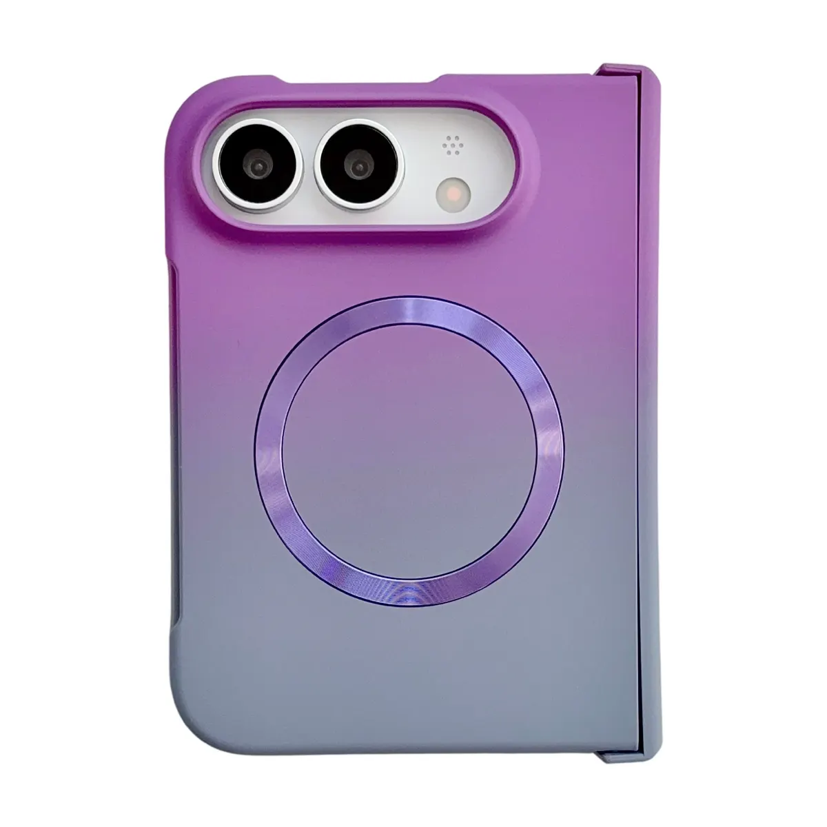 iPhone Fold Frosted Gradient Case, Magnetic & Shockproof, Full Cover - Vue 4