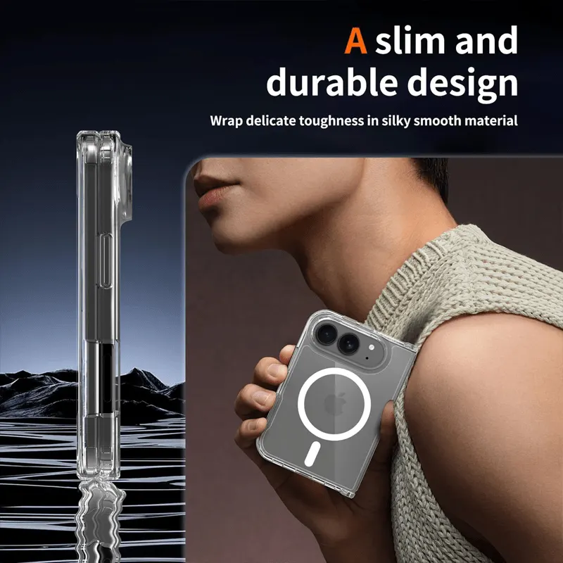 iPhone Fold 3-Piece Kit: 2 UHD Tempered Glass & Clear Magnetic Case - Vue 5