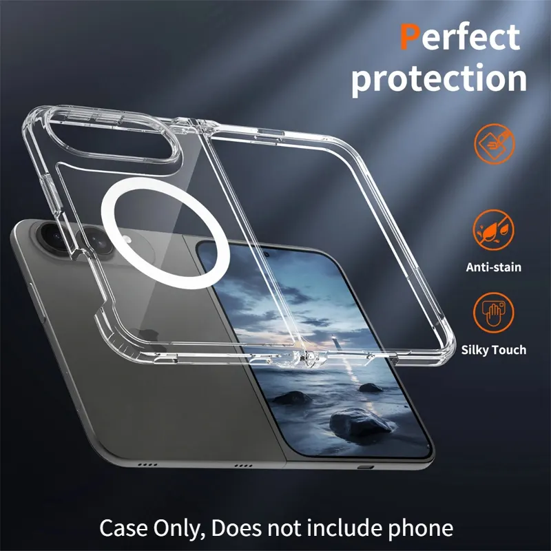 iPhone Fold 4-Piece Kit: 3 Privacy Screens 28° & HD Magnetic Case - Vue 6