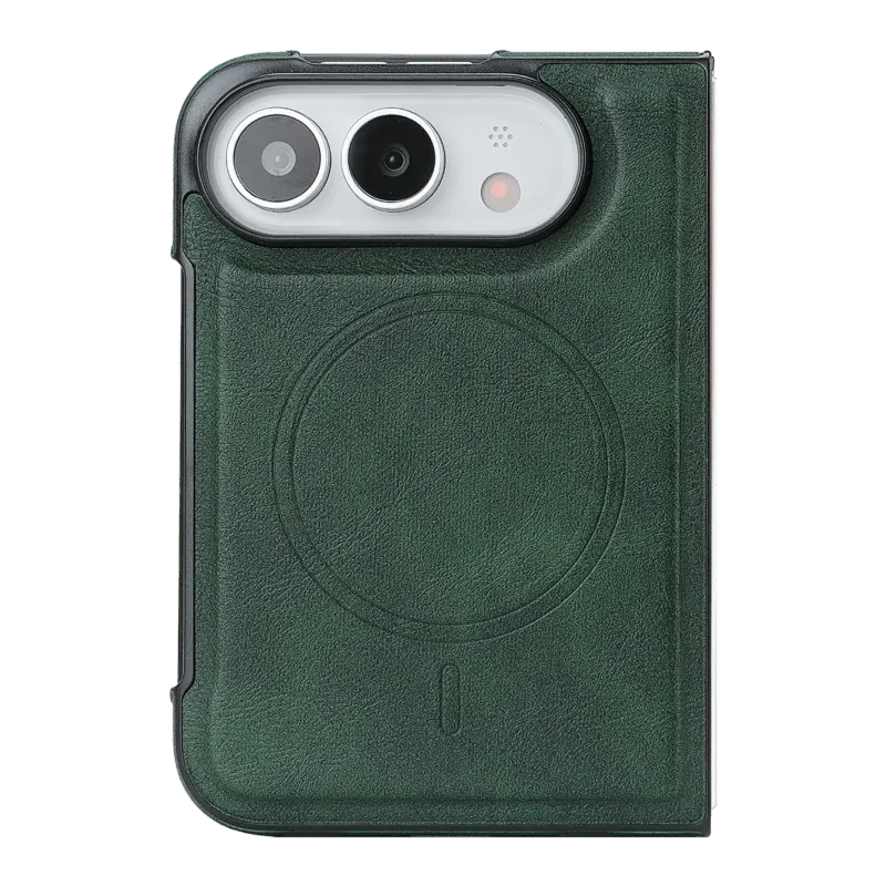 iPhone Fold Faux Leather Case with Magnetic Side Clasp - Vue 7