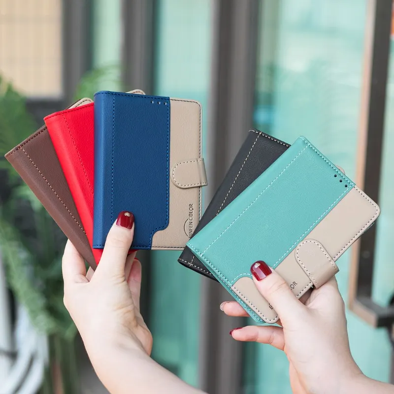 iPhone Fold Folio Wallet Case with Card Slots and Stand - Vue 2