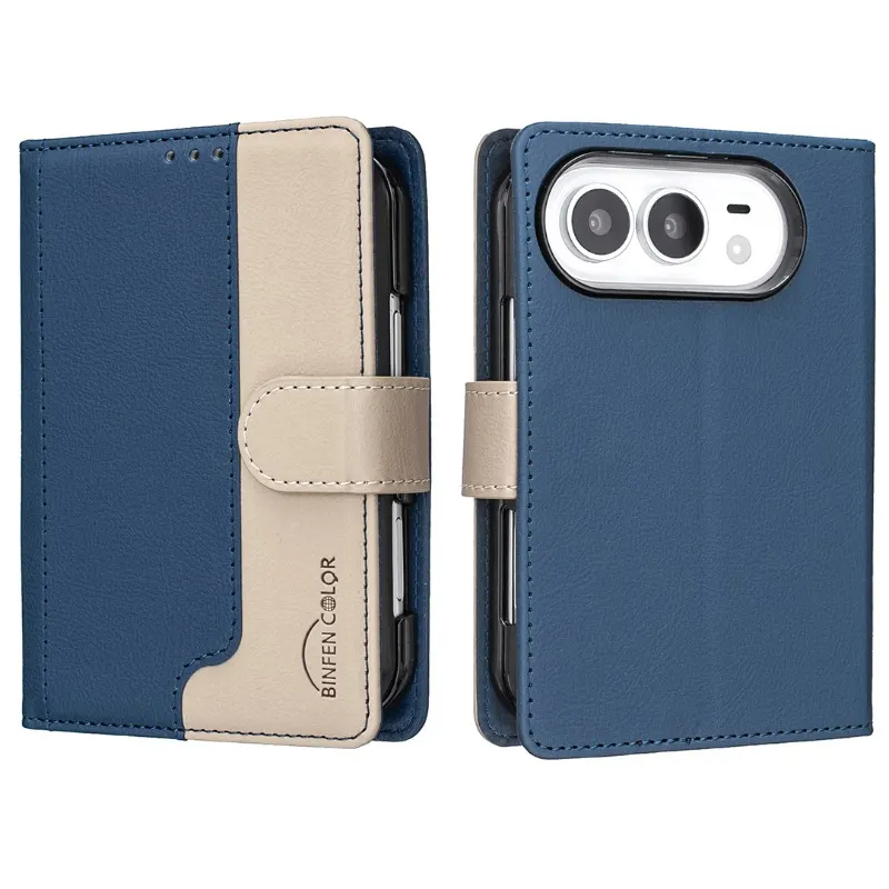 iPhone Fold Folio Wallet Case with Card Slots and Stand - Vue 5