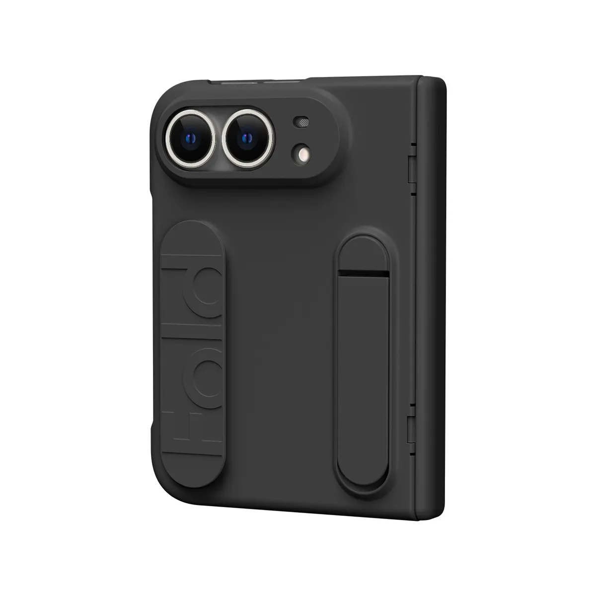 iPhone Fold Full-Cover Case with Hinge Guard, Kickstand and Strap - Vue 3