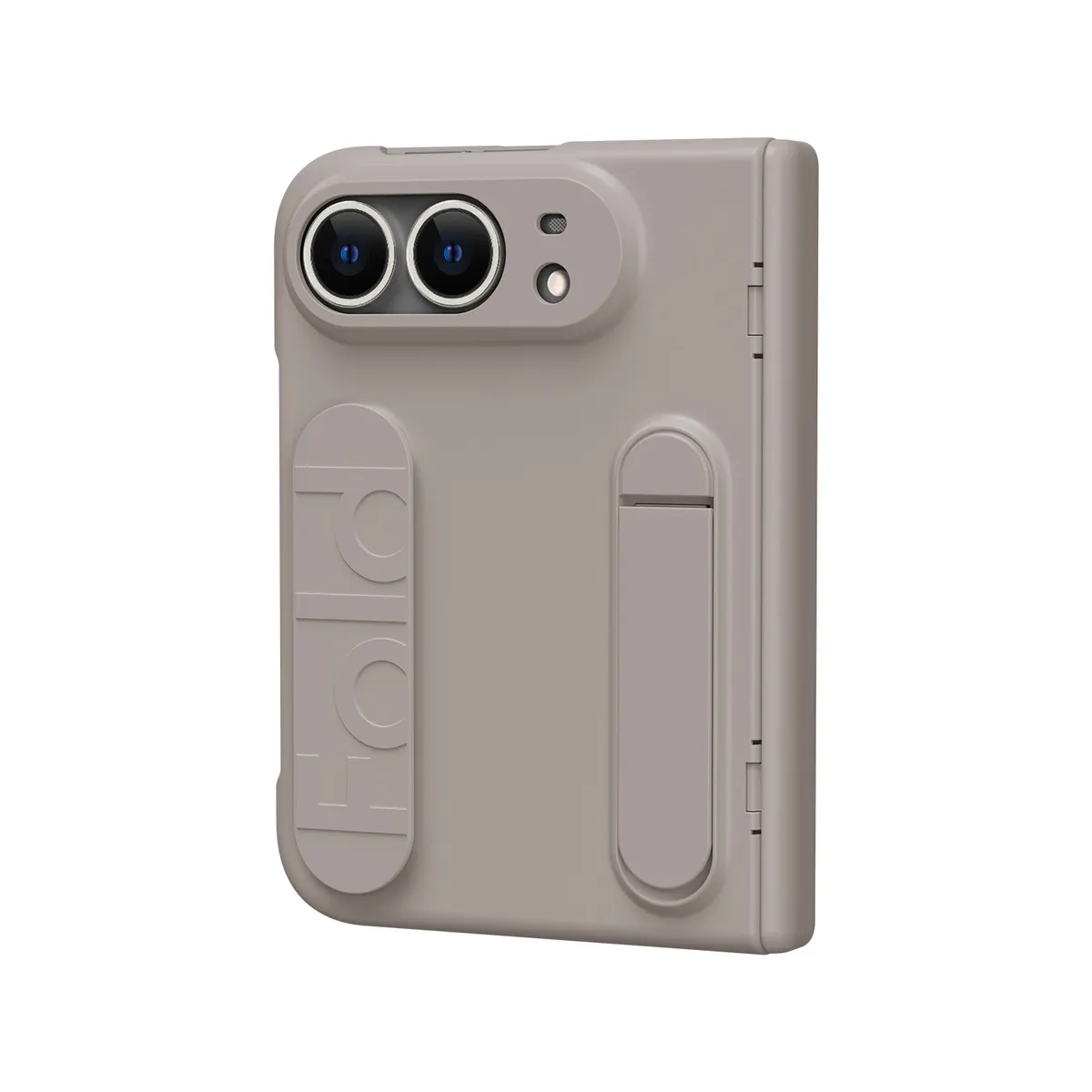 iPhone Fold Full-Cover Case with Hinge Guard, Kickstand and Strap - Vue 5