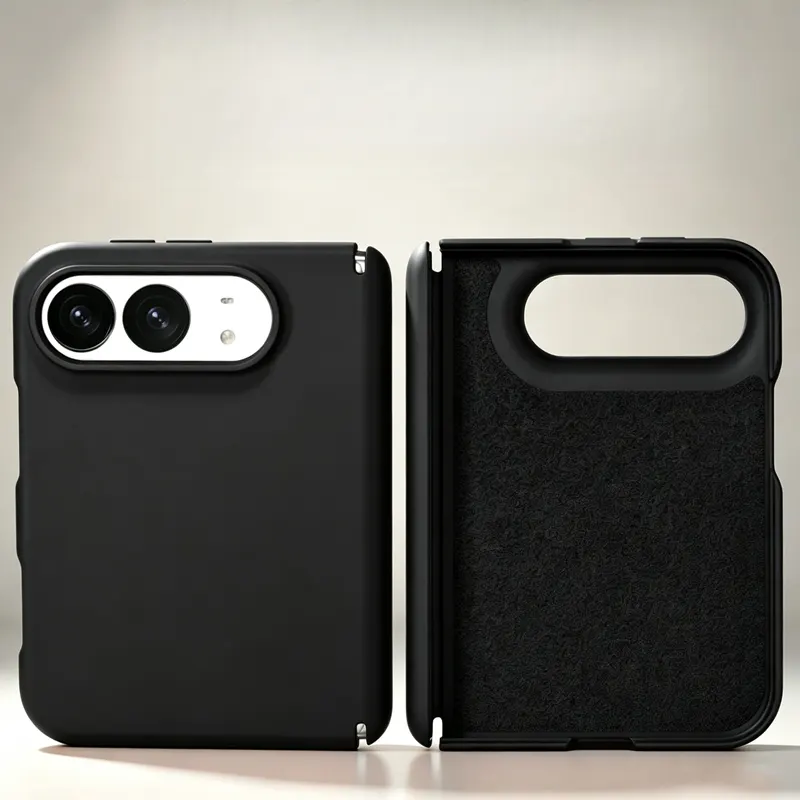 iPhone Fold Liquid Silicone Case, Dual-Axis, Magnetic - Vue 3