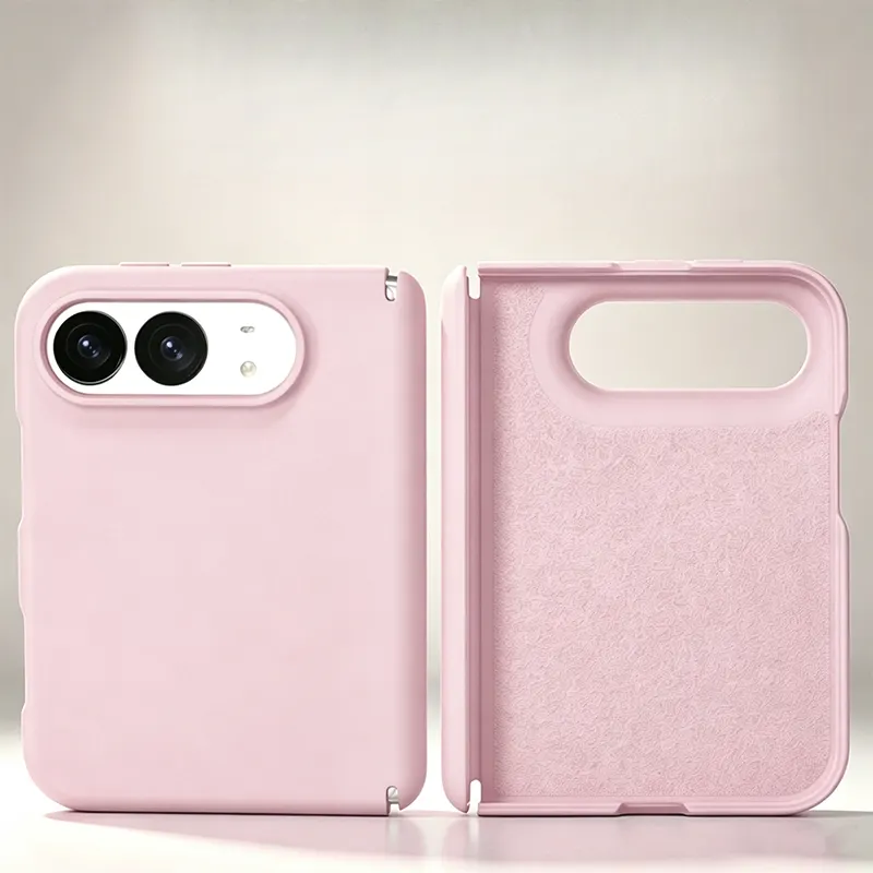iPhone Fold Liquid Silicone Case, Dual-Axis, Magnetic - Vue 5