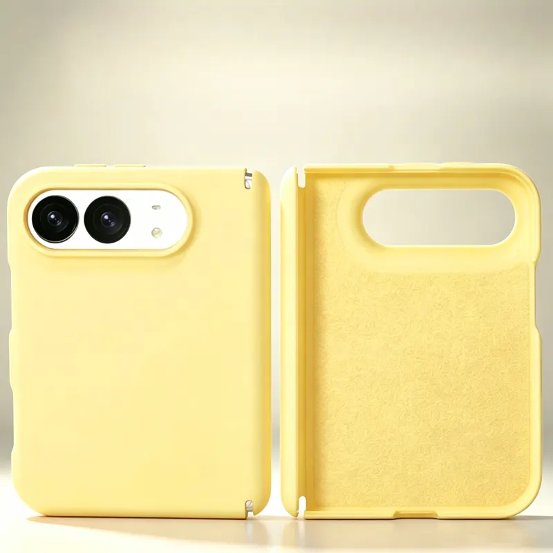 iPhone Fold Liquid Silicone Case, Dual-Axis, Magnetic - Vue 6