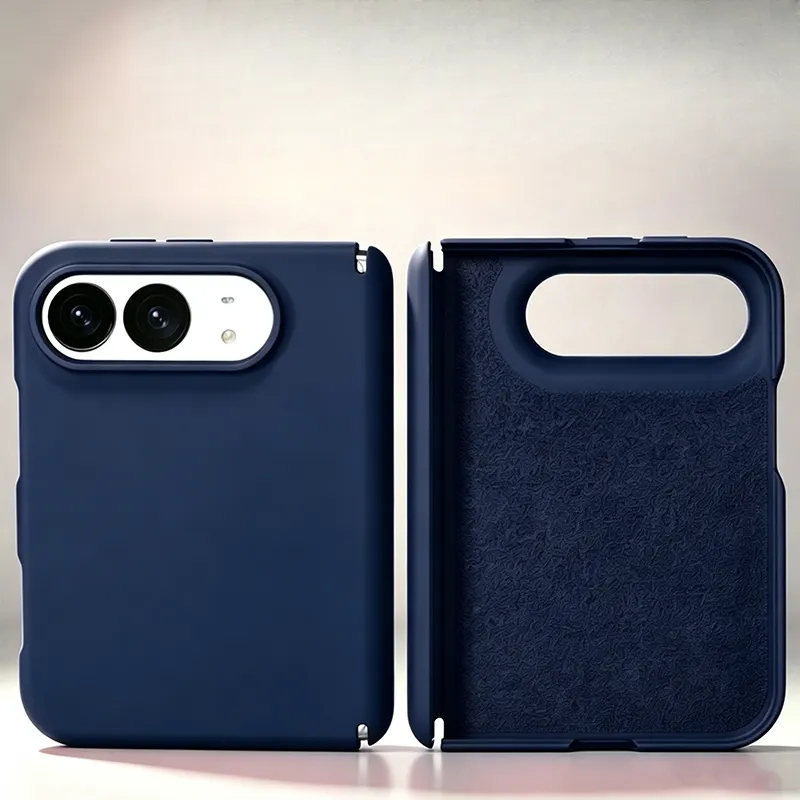 iPhone Fold Liquid Silicone Case, Dual-Axis, Magnetic - Vue 8