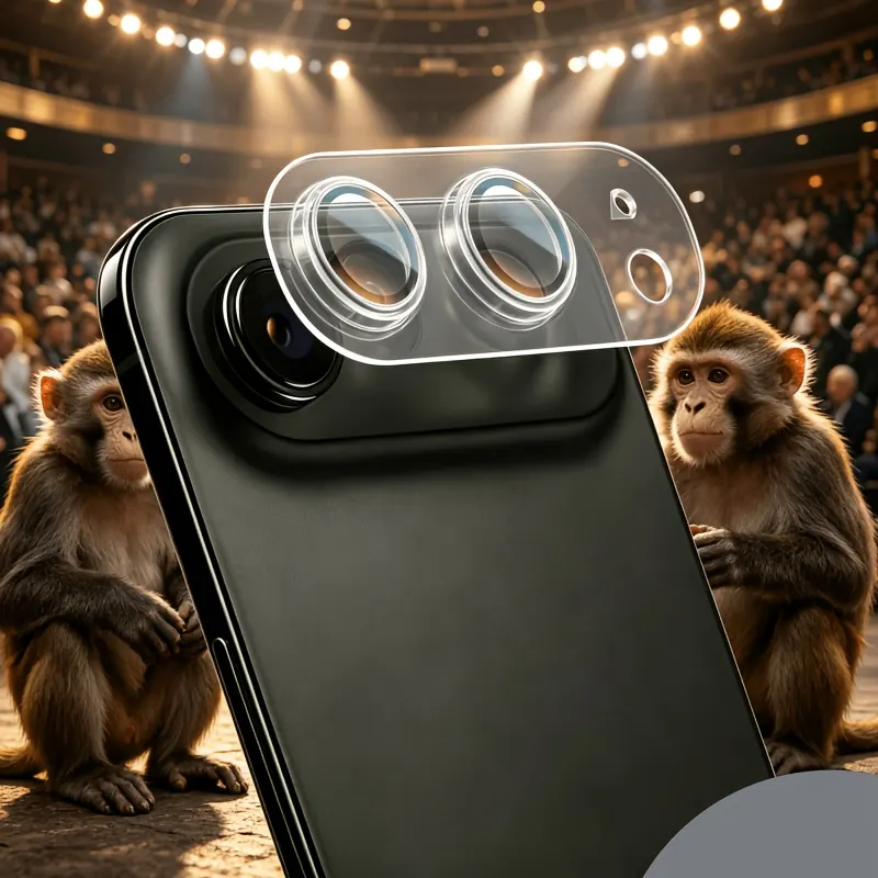 iPhone Fold Full-Coverage Camera Lens Protector with Metal Ring - Vue 5