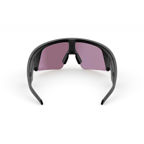 Vue arrière des lunettes Oakley Meta Vanguard avec monture noire et verres Prizm™ Transitions® Ember.