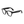 Noir brillant, verres transparents