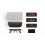 Articles inclus lors de l’achat des lunettes Ray-Ban Meta : étui de chargement Ray-Ban Meta, lunettes IA Ray-Ban Meta et guide de démarrage.